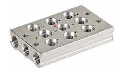 Embase pour distributeur série A1 - 2 positions - 1/8" type A1B102