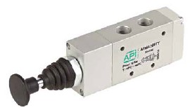 Distributeur commande manuelle bistable série A1-5/2 à tirer 1/4" A1MA251TT